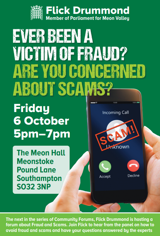 Community forum on Fraud and Scams